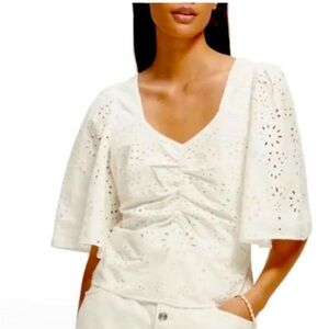 Brand new white lace top with tag